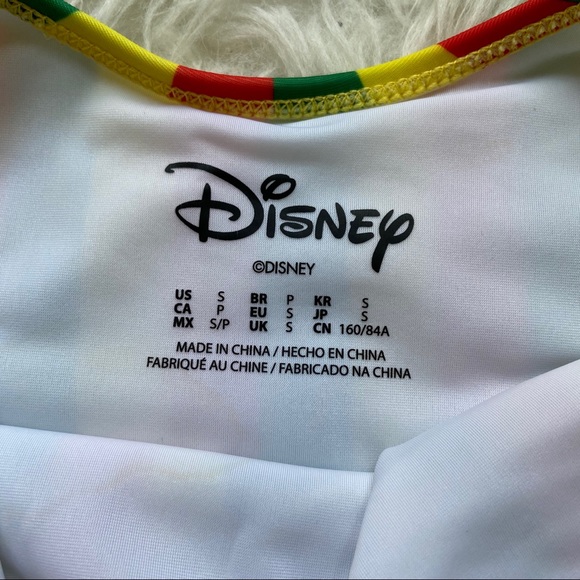 Disney Mickey Mouse Multicolored Striped Bodysuit - Picture 7 of 8